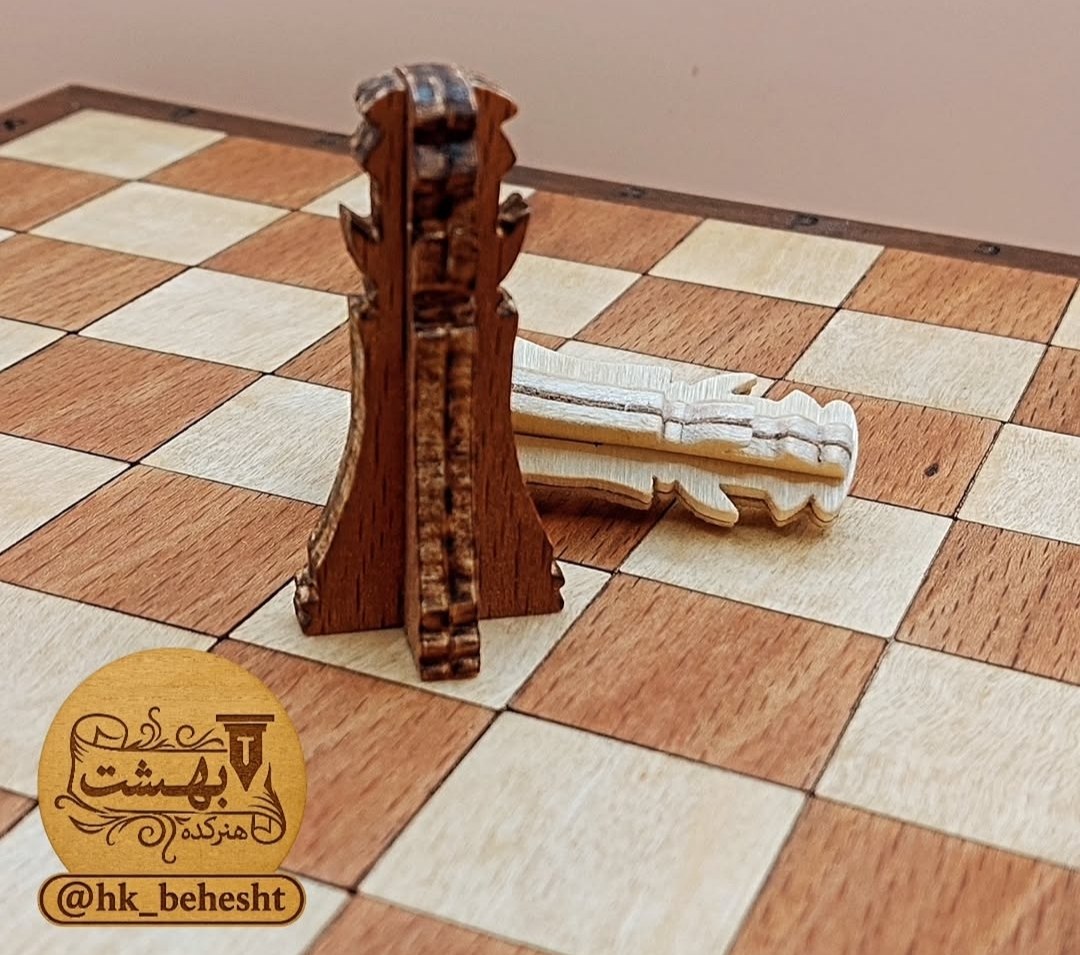 شطرنج چوبی کشودار 4